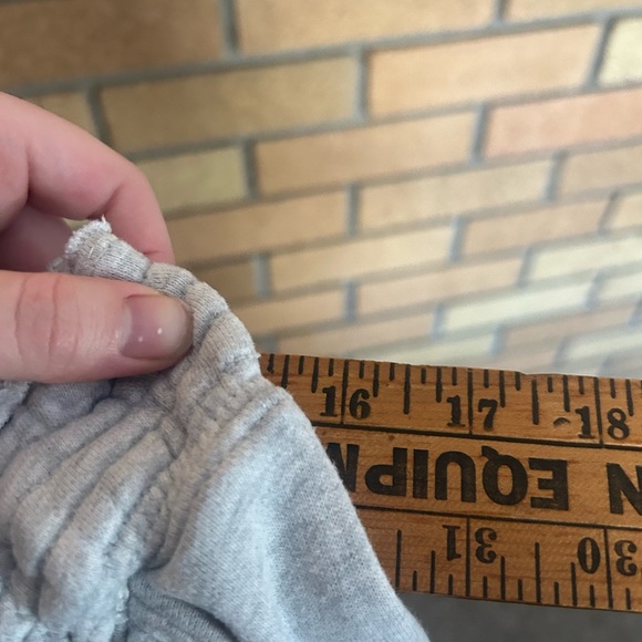 Abercrombie & Fitch Soft Light Gray Jogger Sweatpants Size Medium - Picture 5 of 6